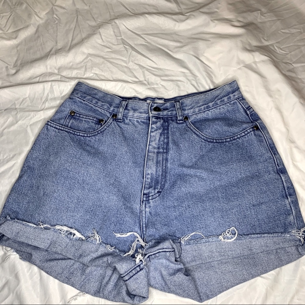Vintage L.A. blues high waisted shorts